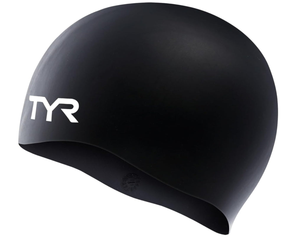 Gorra Natacion Silicon Tyr Negra