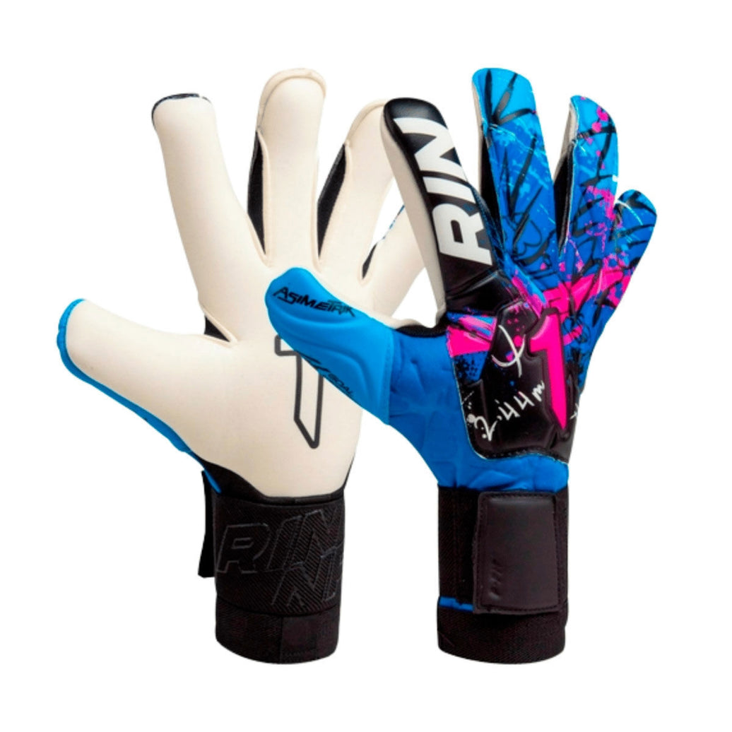 Guante Asimetrick Prime AD azul rosa