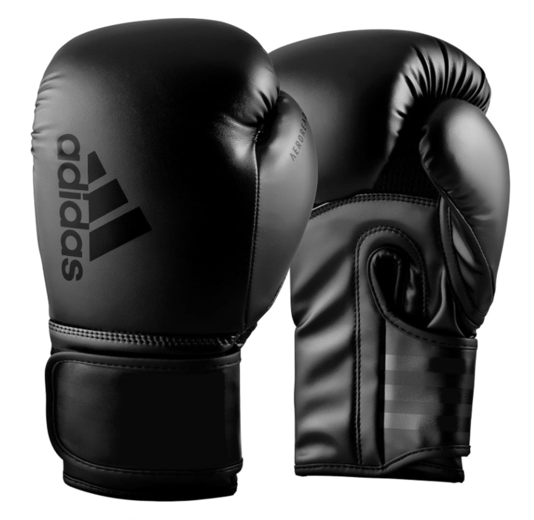 Guantes Adidas de Box negro 12 oz, Hybrid